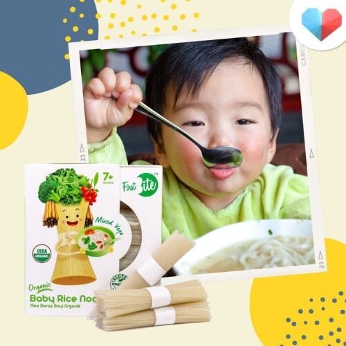 First Bite Organic Baby Rice Noodles