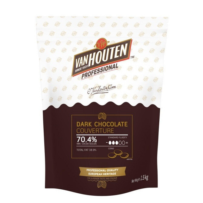 VAN HOUTEN Chocolate Couverture Coins
